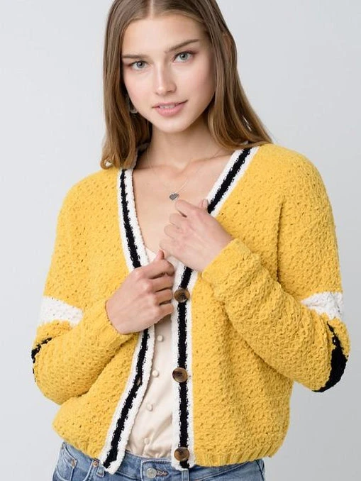 Cold Hearted Cardigan | Mustard 5 Cold Hearted Cardigan | Mustard - Image 3