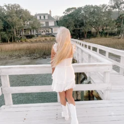 Seaside Sweetie Dress | White -Cheap Modaexis Store IMG 0430