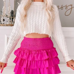 Runway Ruffles Skirt | Orchid