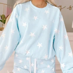 Blue Stargazer Shorts -Cheap Modaexis Store IMG 1922