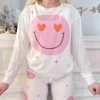 Hearts And Charms PJ Set | White -Cheap Modaexis Store IMG 2326 scaled