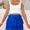 Flirtatious Sequin Skirt | Royal Blue -Cheap Modaexis Store IMG 2983