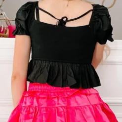 Power Puff Top | Black -Cheap Modaexis Store IMG 3258 c7728389 c44c 421d 80ec e7eb0db70100