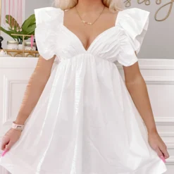 Cabo Cutie Dress | White