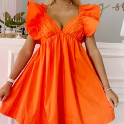 Cabo Cutie Dress | Orange