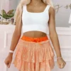 Flirtatious Sequin Skirt | Orange -Cheap Modaexis Store IMG 3590