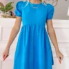 Over The Wave Dress | Electric Blue -Cheap Modaexis Store IMG 4127