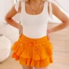 Flirtatious Ruffle Skirt - Marigold Orange -Cheap Modaexis Store IMG 4632