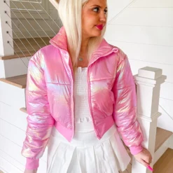 Miss Metallic Jacket | Pink -Cheap Modaexis Store IMG 6408 c5a62e53 44e3 49d9 80fd 77eed6cd7dec scaled