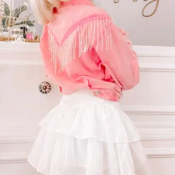 Rhinestone Rodeo Pink Denim Jacket -Cheap Modaexis Store IMG 6584 98641d82 8cf5 4c3d b238 1f3bd8575ffc