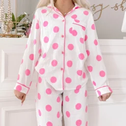 Smiley Dreams PJ Set | Pink -Cheap Modaexis Store IMG 6638 scaled