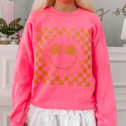 Pumpkin Smiley Crewneck