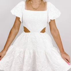 Clementine Crush Dress | White