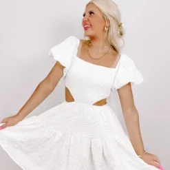 Clementine Crush Dress | White -Cheap Modaexis Store IMG 7093 a3de2418 74b5 4996 a99d 74ba93469b42