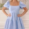 Bubblegum Babe Dress | Blue -Cheap Modaexis Store IMG 71022
