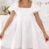 Princess Daisy Dress | White -Cheap Modaexis Store IMG 7274