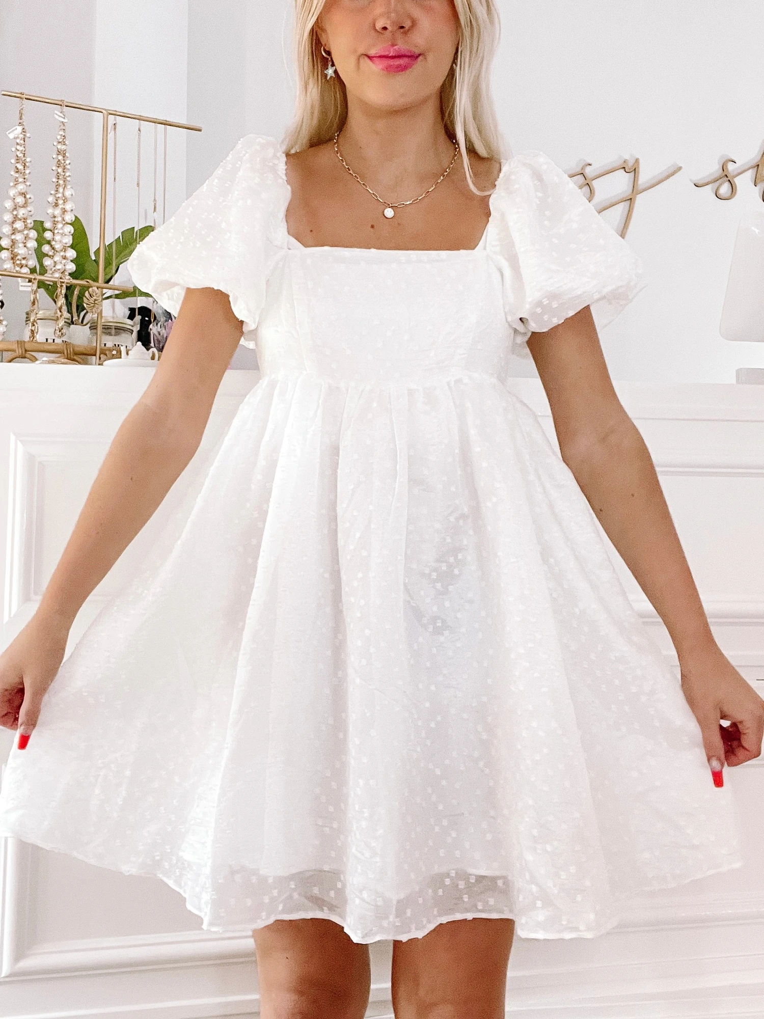Princess Daisy Dress | White 3 Princess Daisy Dress | White
