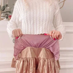 Flirtatious Shimmer Skirt | Golden Lilac 7 Flirtatious Shimmer Skirt | Golden Lilac -Cheap Modaexis Store IMG 7292 cc1038c4 2cd9 4ad7 8010 fb47e1fc4c42