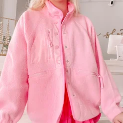 Heartbreaker Jacket | Bubblegum Pink -Cheap Modaexis Store IMG 7406 scaled