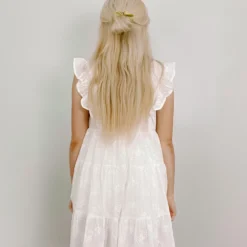 Eyelet Island Dress | White -Cheap Modaexis Store IMG 8493