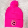 Smiley Pom Beanie