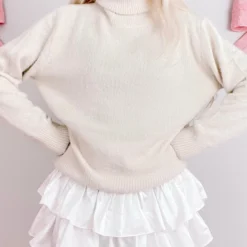 Perla Sweater | Cream -Cheap Modaexis Store IMG 8713