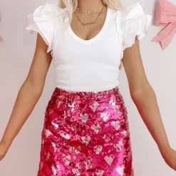 Be My Valentine Skirt | Pink