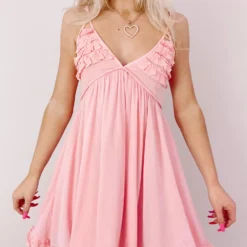 Strappy Sundays Dress | Pink