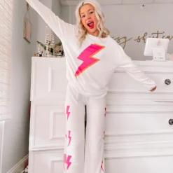 Strike All Night PJ Set | White -Cheap Modaexis Store IMG 98852 f852491c 5756 4340 b500 763305d8445d scaled