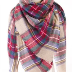 Plaid Blanket Scarf -Cheap Modaexis Store Plaid Blanket Scarf