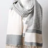 Soft Charcoal Stripe Scarf -Cheap Modaexis Store ScreenShot2020 11 09at12.47.28PM