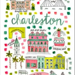 Charleston Map Print -Cheap Modaexis Store charleston print