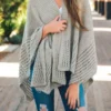 Good Vibes Poncho | Oatmeal -Cheap Modaexis Store good vibes poncho beige