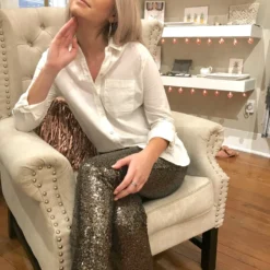 Black Tie Sequin Leggings -Cheap Modaexis Store image af34a0d5 d254 4a40 9a82 85a3b3899555