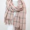 Baby Pane Pink Tassel Scarf 1 Baby Pane Pink Tassel Scarf -Cheap Modaexis Store pane scarf