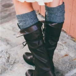 Sweater Cable Boot Cuffs