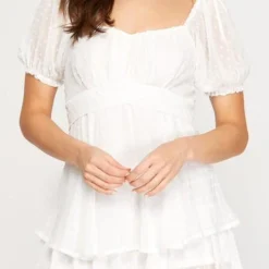 Walk In The Clouds Romper -Cheap Modaexis Store walkinthecloudswhiterompersassyshortcake